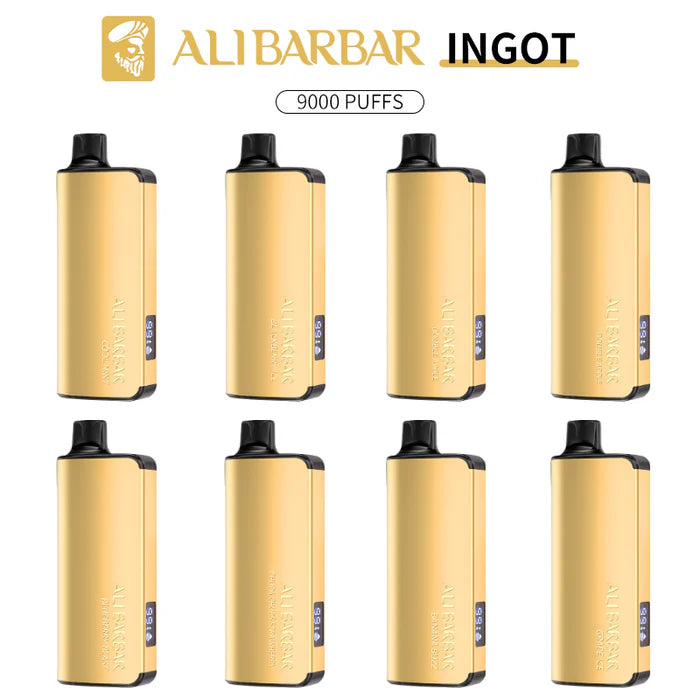 100 PCS Alibarbar Ingot 9000 puffs Wholesale